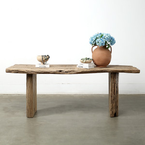 Approx. 80 Inches Long 28.7 Inches Deep Live Edge Console Table Approx. 80 Inches Long 28.7 Inches Deep Live Edge Console Table