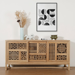 Lily Lattice Sideboard Natural Ash Wood(Pre-only only ETA 3-4 month) Lily Lattice Sideboard Natural Ash Wood(Pre-only only ETA 3-4 month)