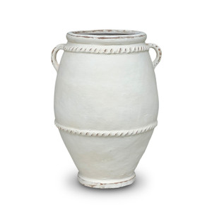 Approx.23 Inches Planter with Two Handles Natural Sand Tone Approx.23 Inches Planter with Two Handles Natural Sand Tone