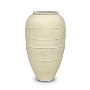 Approx. 32" High Terracotta Planter Warm Soil Tone Approx. 32" High Terracotta Planter Warm Soil Tone