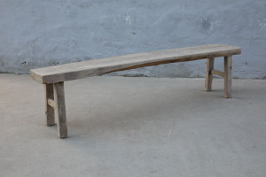 Approx.78 Inches Long 10 Inches Deep Vintage Bench Weathered Natural