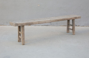 Approx.74 Inches Long 15 Inches Deep Vintage Bench Weathered Natural
