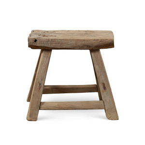Approx. 21" Wide 12" Deep Vintage Accent Table Elmwood Weathered Natual Approx. 21" Wide 12" Deep Vintage Accent Table Elmwood Weathered Natual