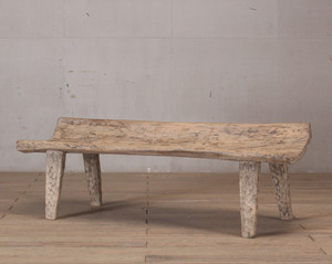 Approx. 63 Inches Live Edge Vintage Bench Weathered Natural Approx. 63 Inches Live Edge Vintage Bench Weathered Natural