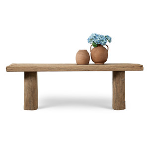 Approx. 98.5 Inches Long 18.5 Inches Deep House Beam Console Weathered Natural Approx. 98.5 Inches Long 18.5 Inches Deep House Beam Console Weathered Natural