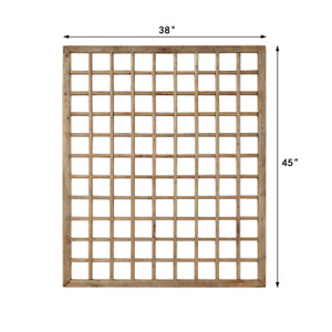 Vintage Wooden Lattice Wall Panel 36" W x 47" H Vintage Wooden Lattice Wall Panel 36" W x 47" H