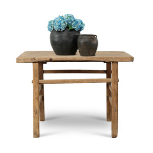 Approx.44" Long 25" Deep Vintage Counter Table Weathered Natural Approx.44" Long 25" Deep Vintage Counter Table Weathered Natural