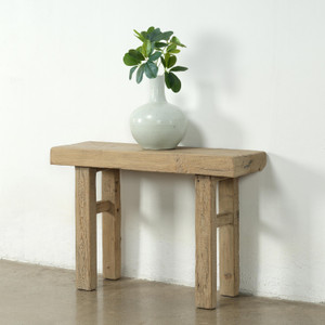 Seaside Slab Console-45"Wide Weathered Natural