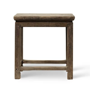 Approx. 18-20 Inches Wide Vintage Rectangular Table Weathered Natural (finish & size vary)