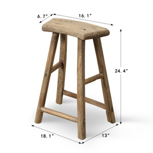Vintage Accent Table Approx.16.1 Inches Wide 6.7" Deep 24.4" High