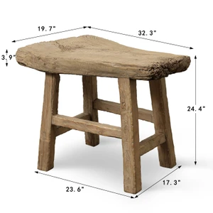 Vintage Accent Table Approx. 32.3 " Wide 19.7" Deep 24.4" High