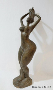 Stylish Woman Statuette - Head Dress Pose