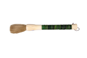 Green Jade Abacus Brush Large Green Jade Abacus Brush Large