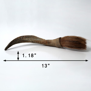 Ram Horn Calligraphy Brush( Approx 14" Long. Size and color vary) Ram Horn Calligraphy Brush( Approx 14" Long. Size and color vary)