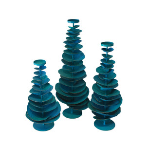 Gilded Iron Tree Candle Holder Turquoise Small Gilded Iron Tree Candle Holder Turquoise Small