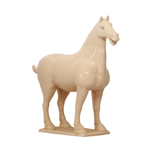 22" White Tang Horse Large 22" White Tang Horse Large