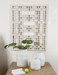 Antique Window Panel-White Wash