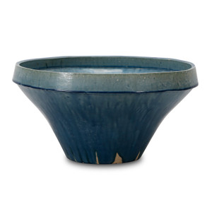 Ceramic Bowl Blue-Green Vintage Style (color vary) 15x15x7.8H Ceramic Bowl Blue-Green Vintage Style (color vary) 15x15x7.8H