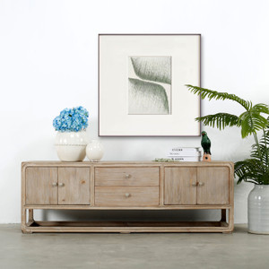 Ming Media Console with Drawers Weathered whitewash 71x18x24 Ming Media Console with Drawers Weathered whitewash 71x18x24