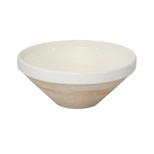 White Vintage Style Ceramic Bowl (color vary) White Vintage Style Ceramic Bowl (color vary)