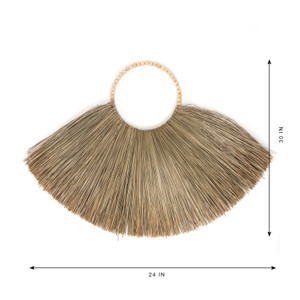 Natural Straw Wall Deco Natural 24x30H Natural Straw Wall Deco Natural 24x30H