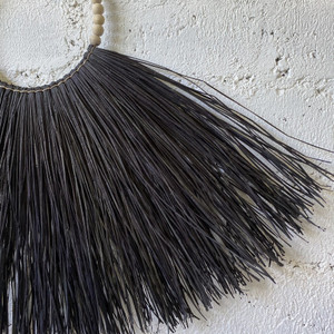 Large Straw Wall Deco Black Large Straw Wall Deco Black