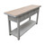 Amalfi Two Tones Console Table with 3 Drawers 66X18X33H