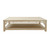 Ming Arch Coffee Table Weathered white wash