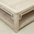 Ming Arch Coffee Table Weathered white wash
