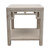 Ming Arch Side Table Weathered white wash