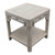 Ming Arch Side Table Weathered white wash Ming Arch Side Table Weathered white wash