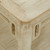 Ming Arch Side Table Weathered white wash