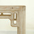 Ming Arch Side Table Weathered white wash