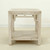 Ming Arch Side Table Weathered white wash