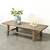 Vintage Coffee Table Approx.  67" Wide 29" Deep Weathered Natural