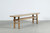 Vintage Bench Large with weathered natural wood finish (about 6-8'long, size & finish vary)