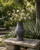 17" Earthy Gray pottery vase with large opening