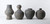 17" Earthy Gray pottery vase with large opening