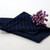 Vintage Homespun Pillowcase Navy Blue