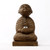 Approx. 16 Inches High Bluestone Sitting Buddha Candle Holder