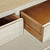 Amalfi Two Tones Entry table with 3 drawers 59X15X33H