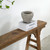 Vintage noodle bench  with front panel(size and finish vary)