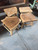 Live Edge Stool Walnut Wood Natural(color & size vary)