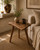Live Edge Side Table Walnut Wood Natural(color & size vary)