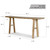 Live Edge Console Table Walnut Wood Natural(color & size vary) 78X14X31