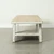 Amalfi Two Tones Rectangular Coffee Table with shelf 63x24x18H