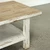 Amalfi Two Tones Rectangular Coffee Table with shelf 63x24x18H