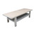 Amalfi Two Tones Rectangular Coffee Table with shelf 63X24X18H