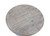 Amalfi Two Tones Round Side Table with Shelf Antique White 22x22x24H
