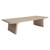 Sled Coffee Table Weathered Natural Old Wood 67x26x16H